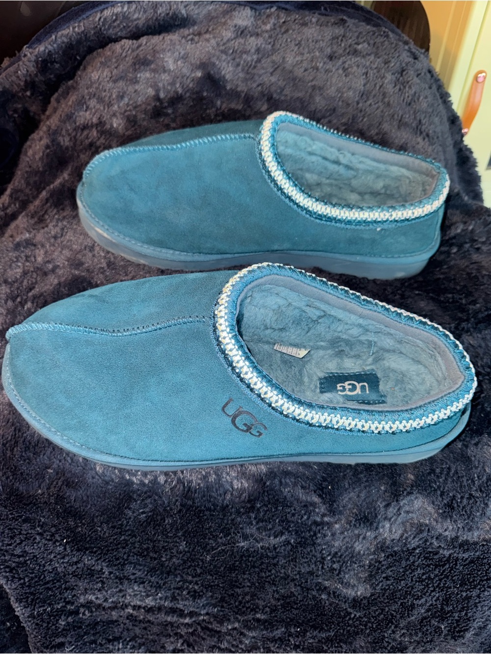 UGG Tasman Slippers Teal Mens 12